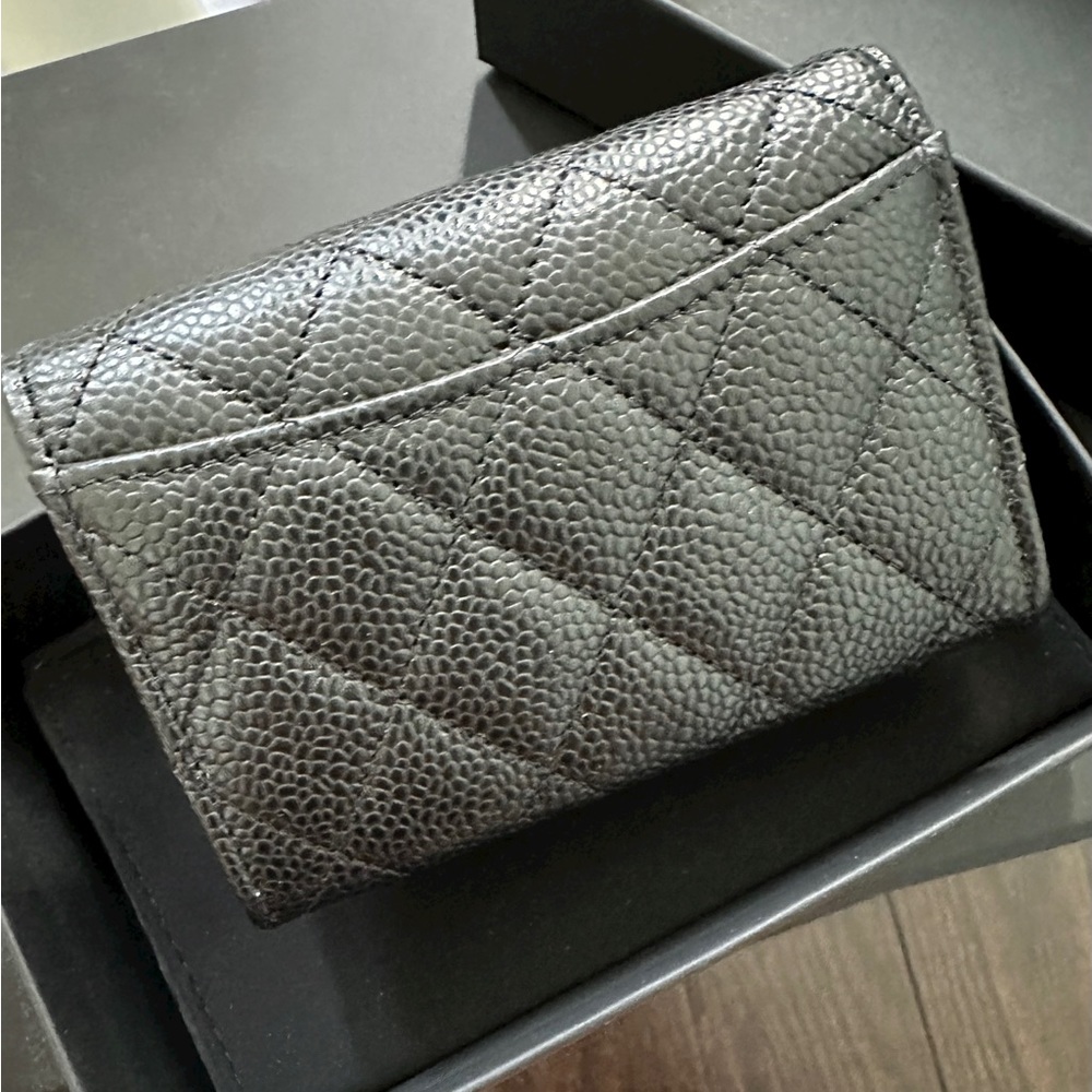 BNIB Chanel classic cardholder card wallet silver hardware - Picture 3 of 3